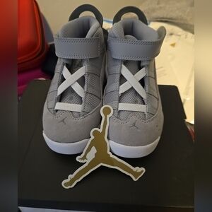 Toddler's Jordan 6 Rings Wolf Grey/Cool Grey-White